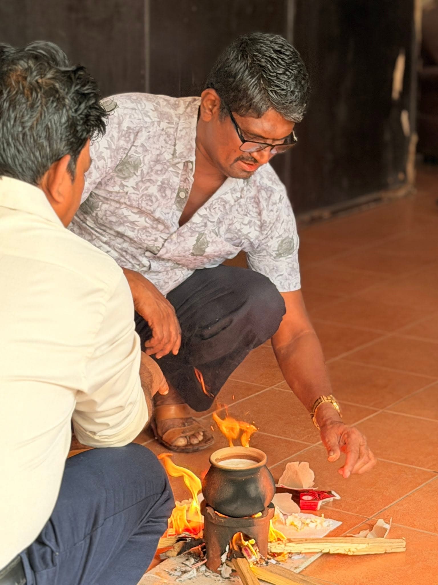 Traditional Auspicious Boiling of Milk Ceremony
